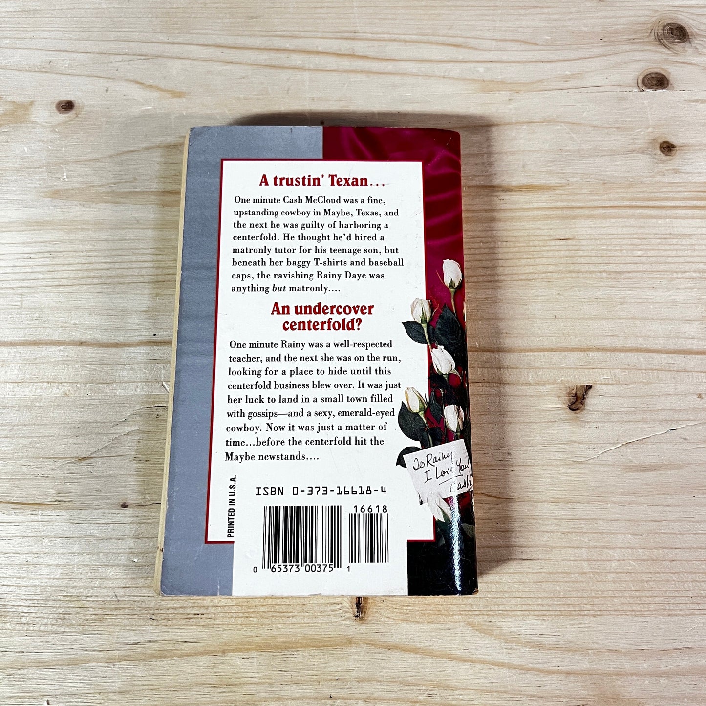The Cowboy and the Centerfold by Debbi Rawlins Paperback Book