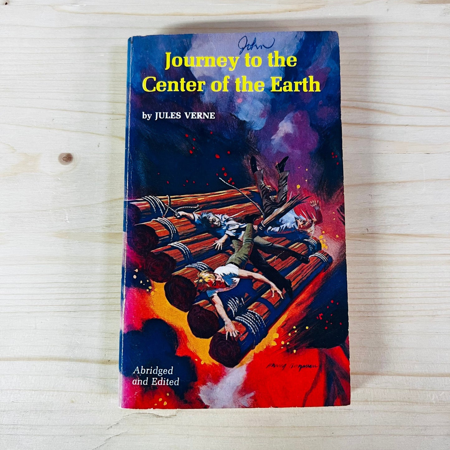 1973 Journey to the Center of the Earth by Jules Verne Paperback Book