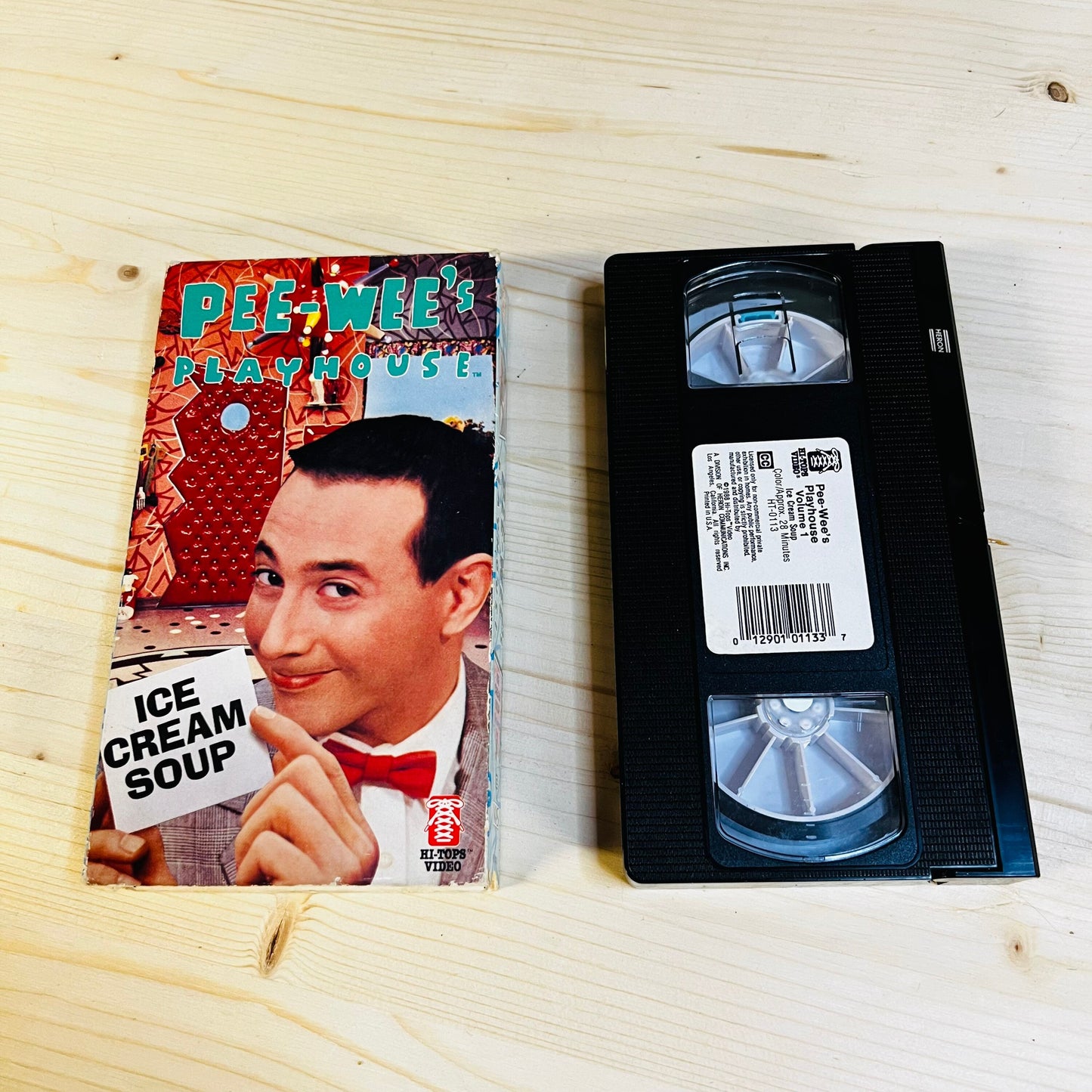 Pee Wees Playhouse Ice Cream Soup VHS Tape
