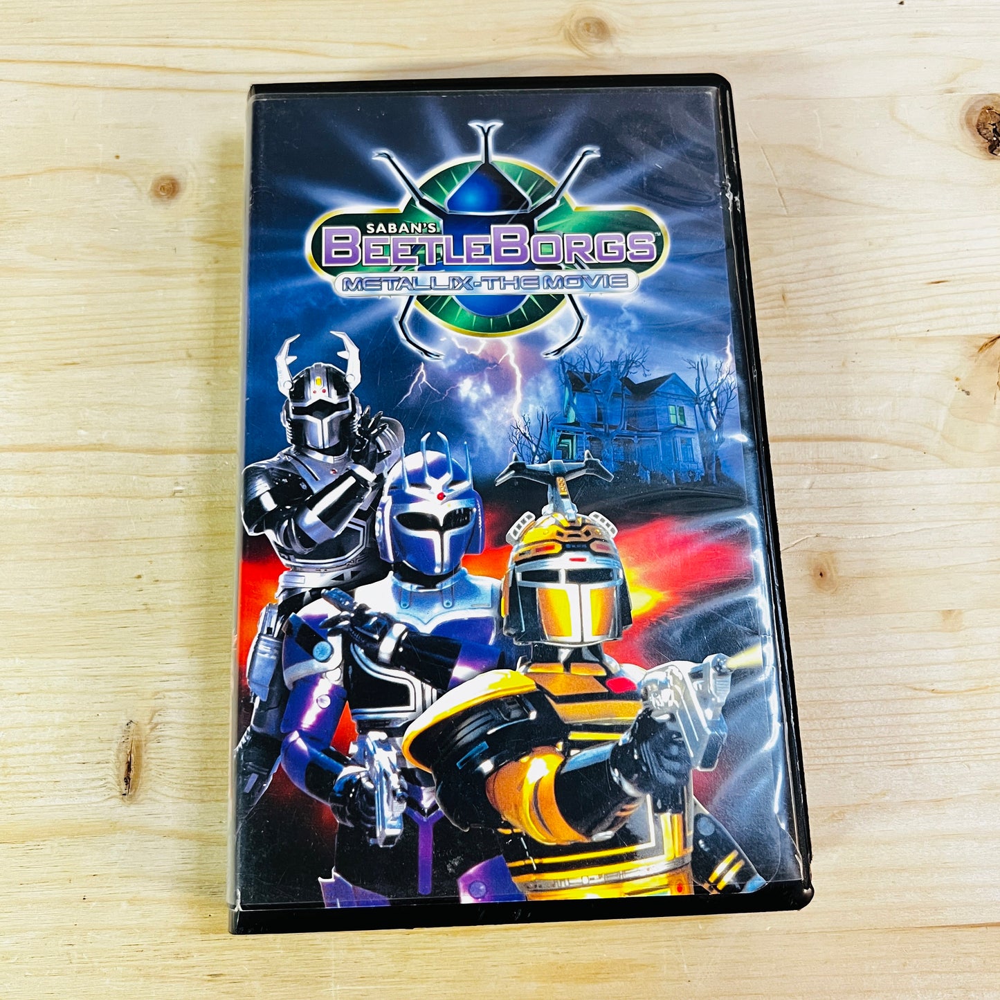 Beetleborgs Metallix The Movie VHS Tape