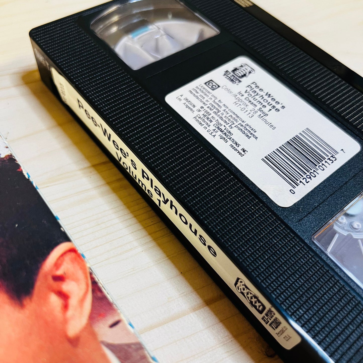 Pee Wees Playhouse Ice Cream Soup VHS Tape