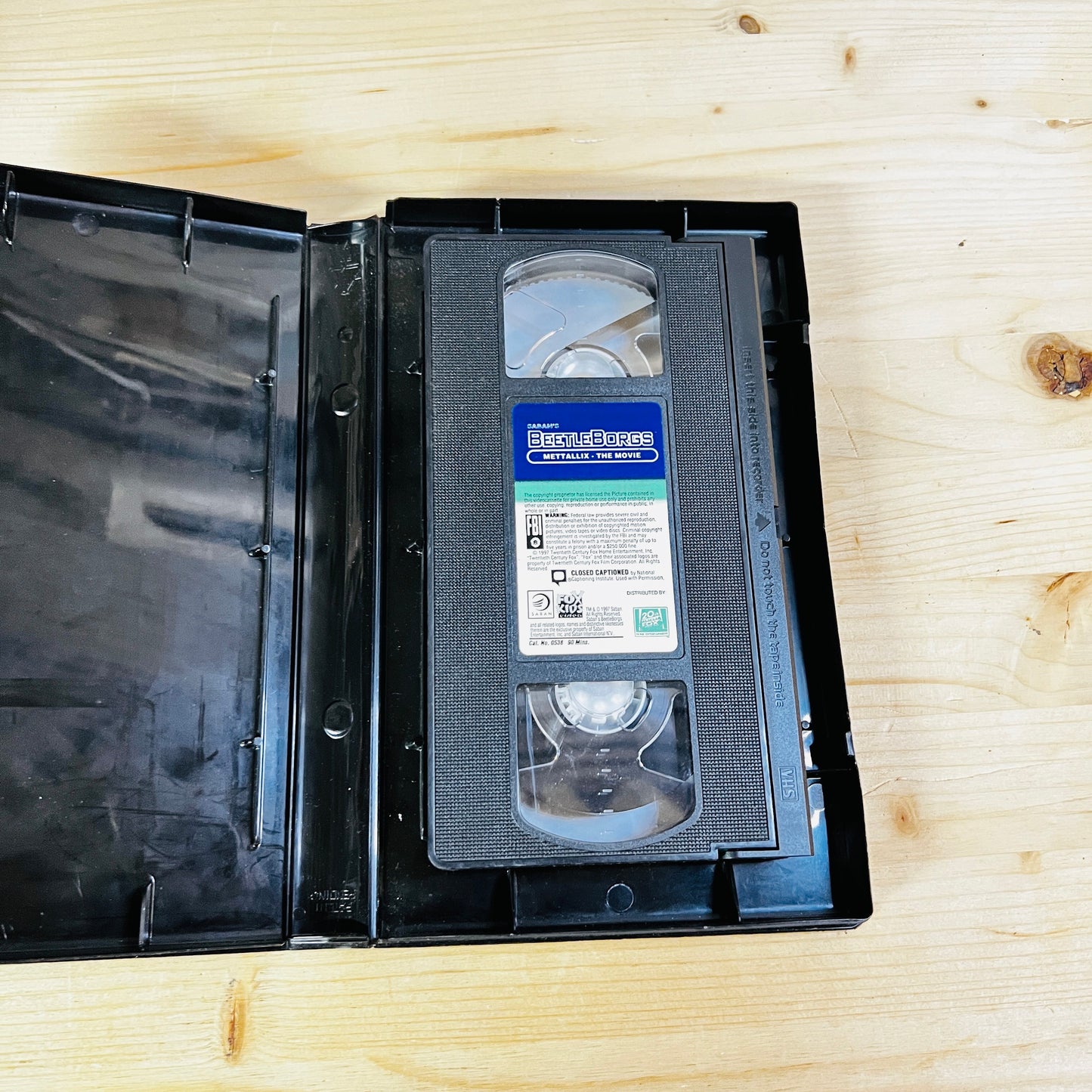 Beetleborgs Metallix The Movie VHS Tape