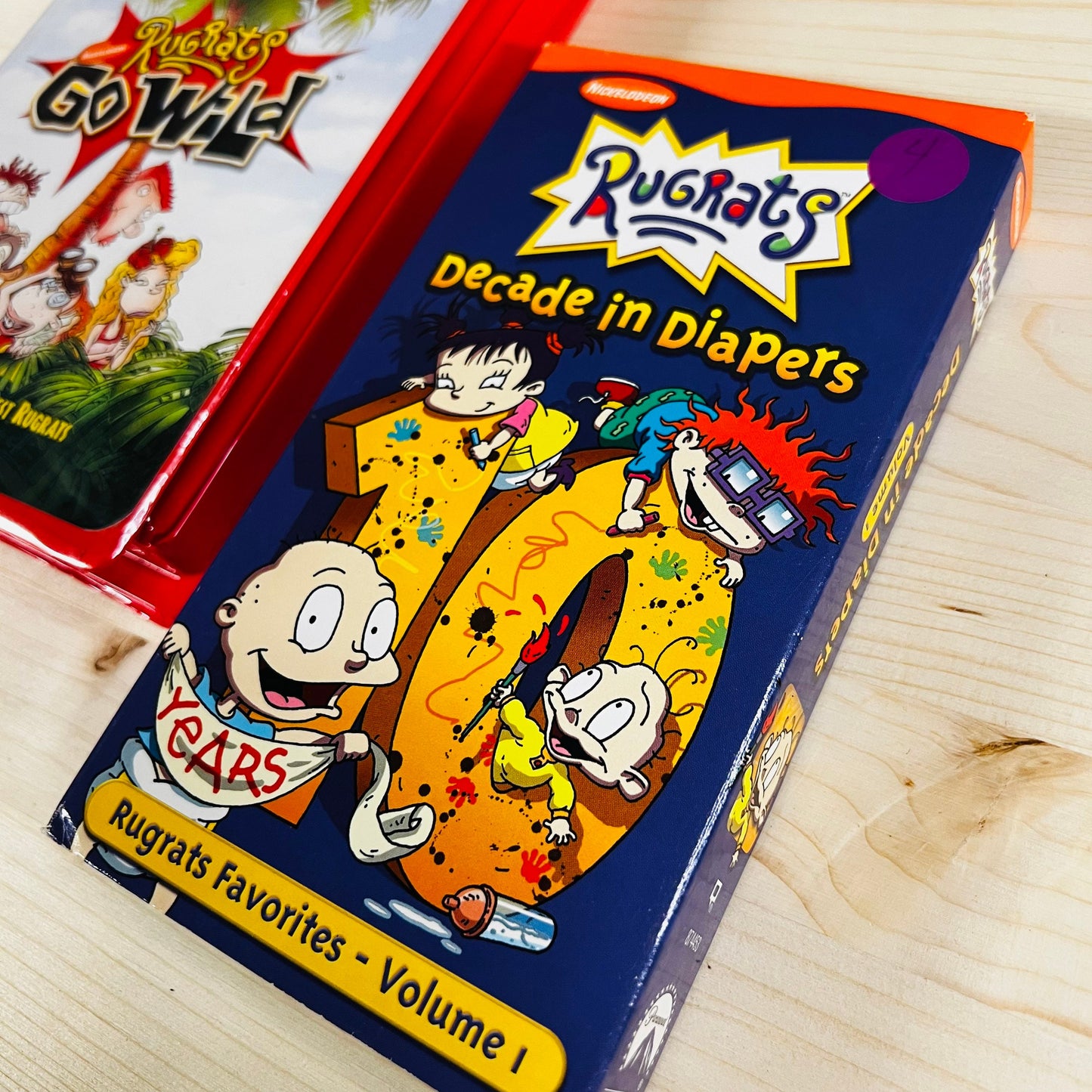 Lot of 2 Rugrats VHS Tapes