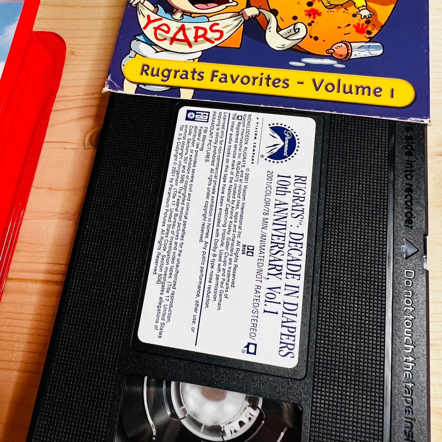 Lot of 2 Rugrats VHS Tapes