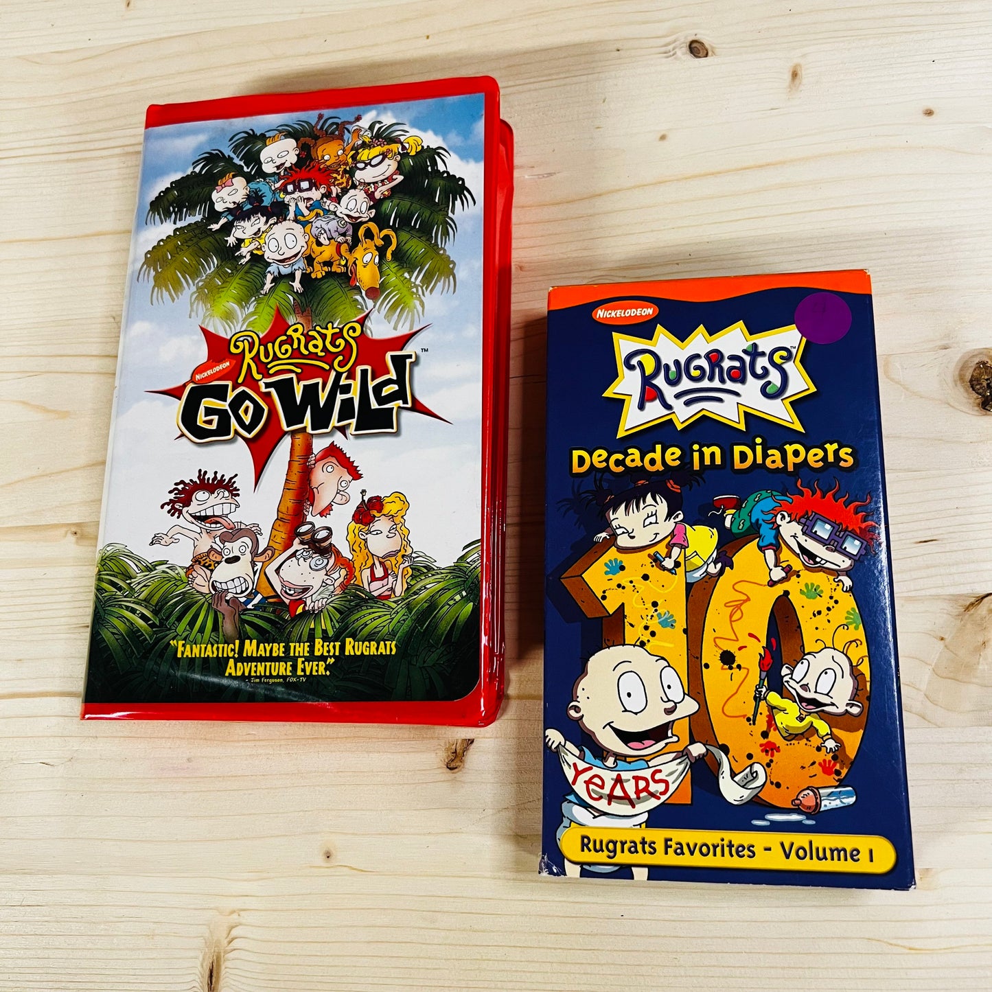 Lot of 2 Rugrats VHS Tapes