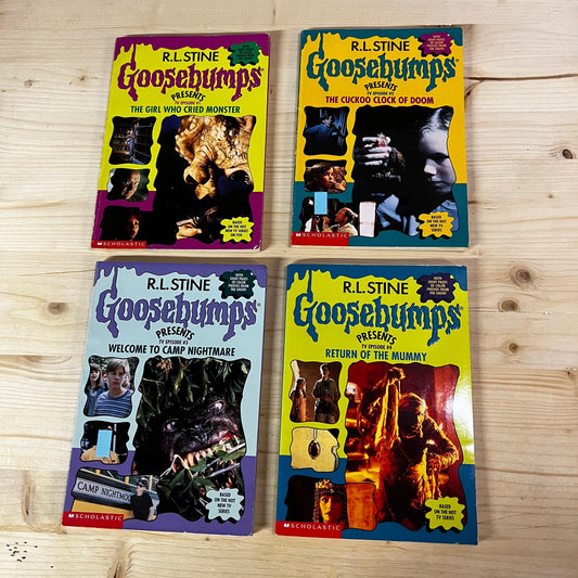 Lot of Four Goosebumps Books