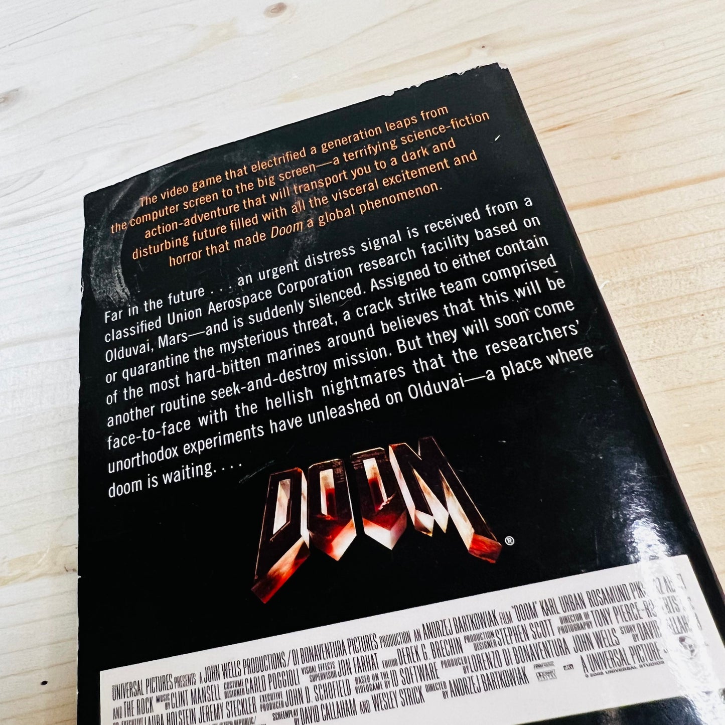 Doom Novelization Book