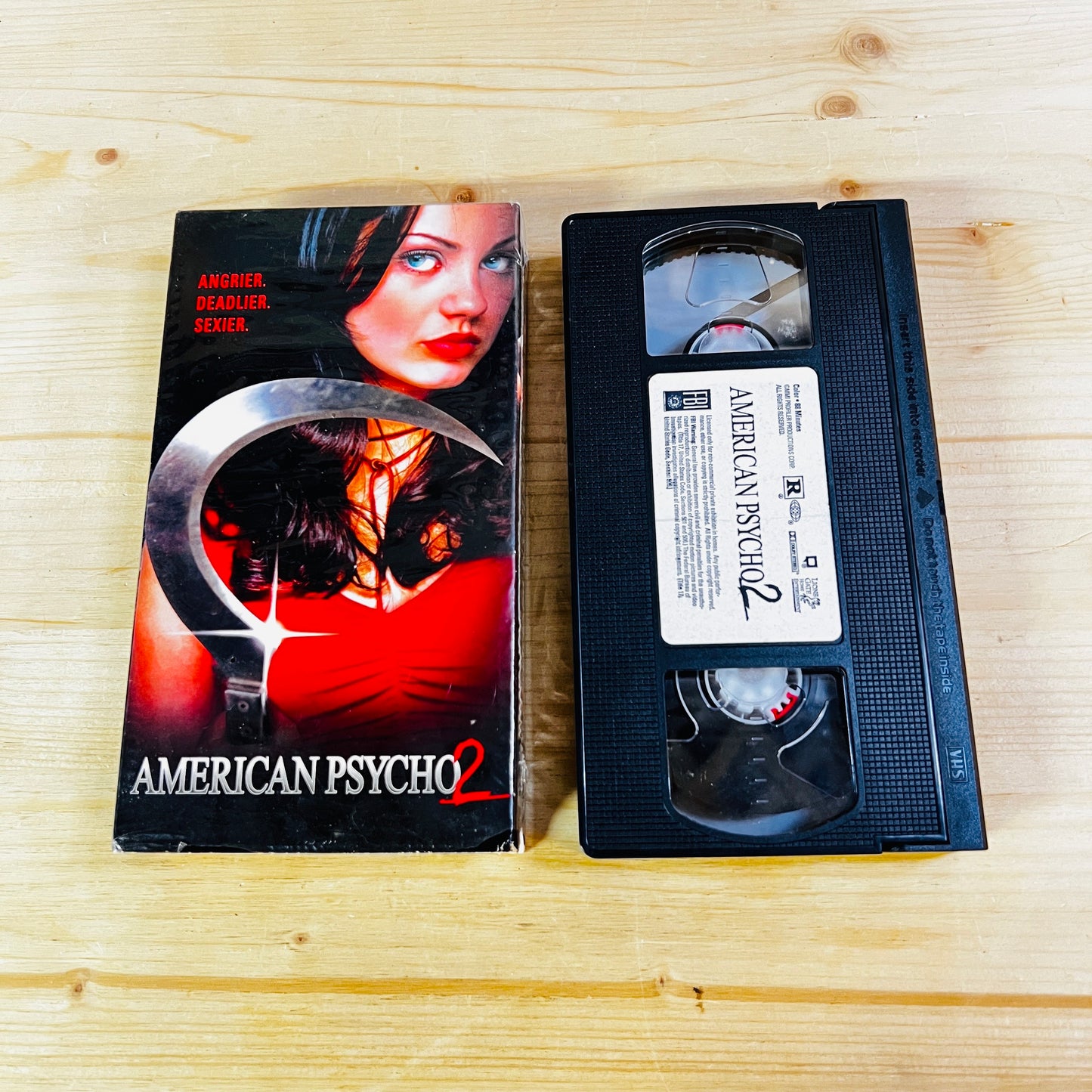 American Psycho 2 VHS Tape