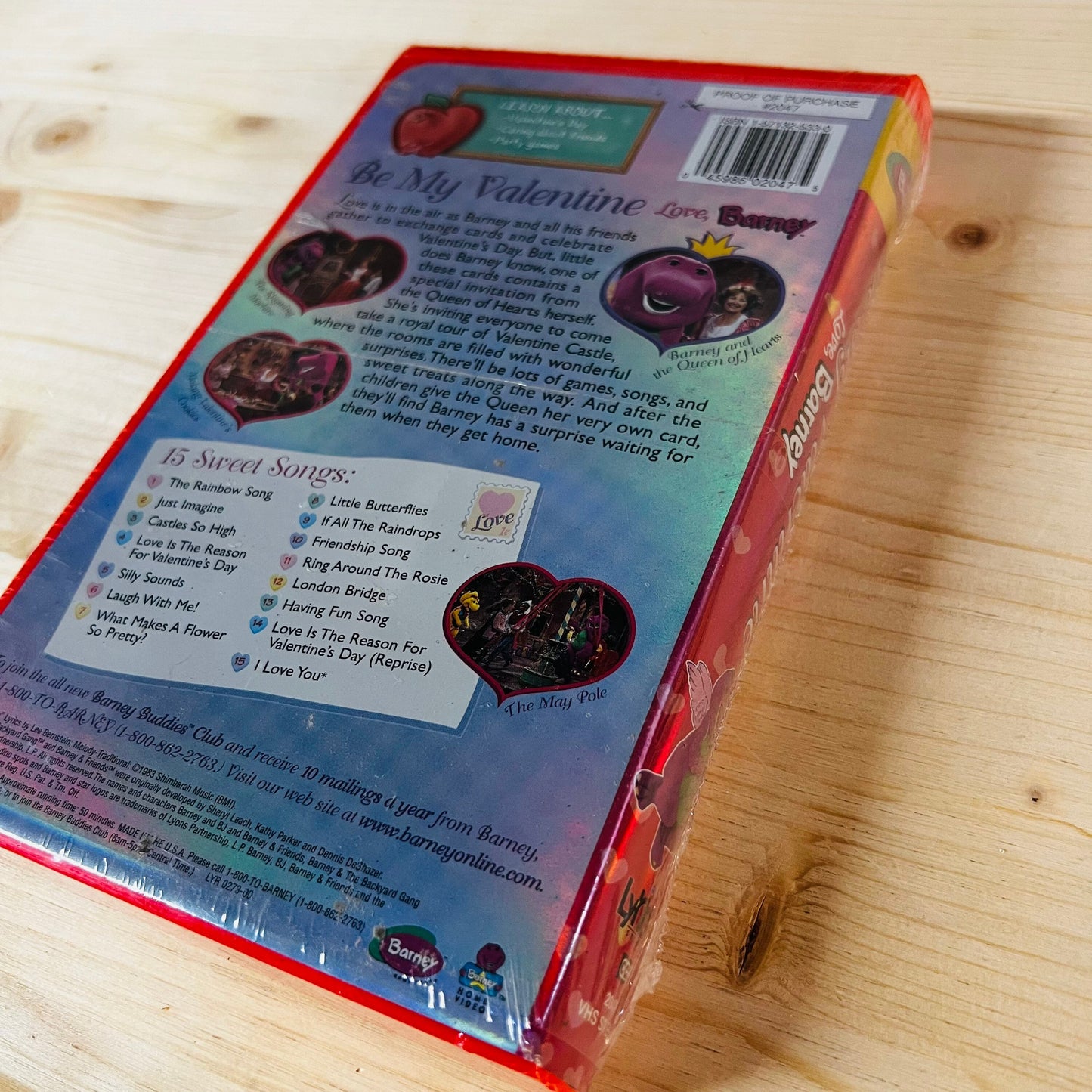 Barney Be My Valentine VHS Tape