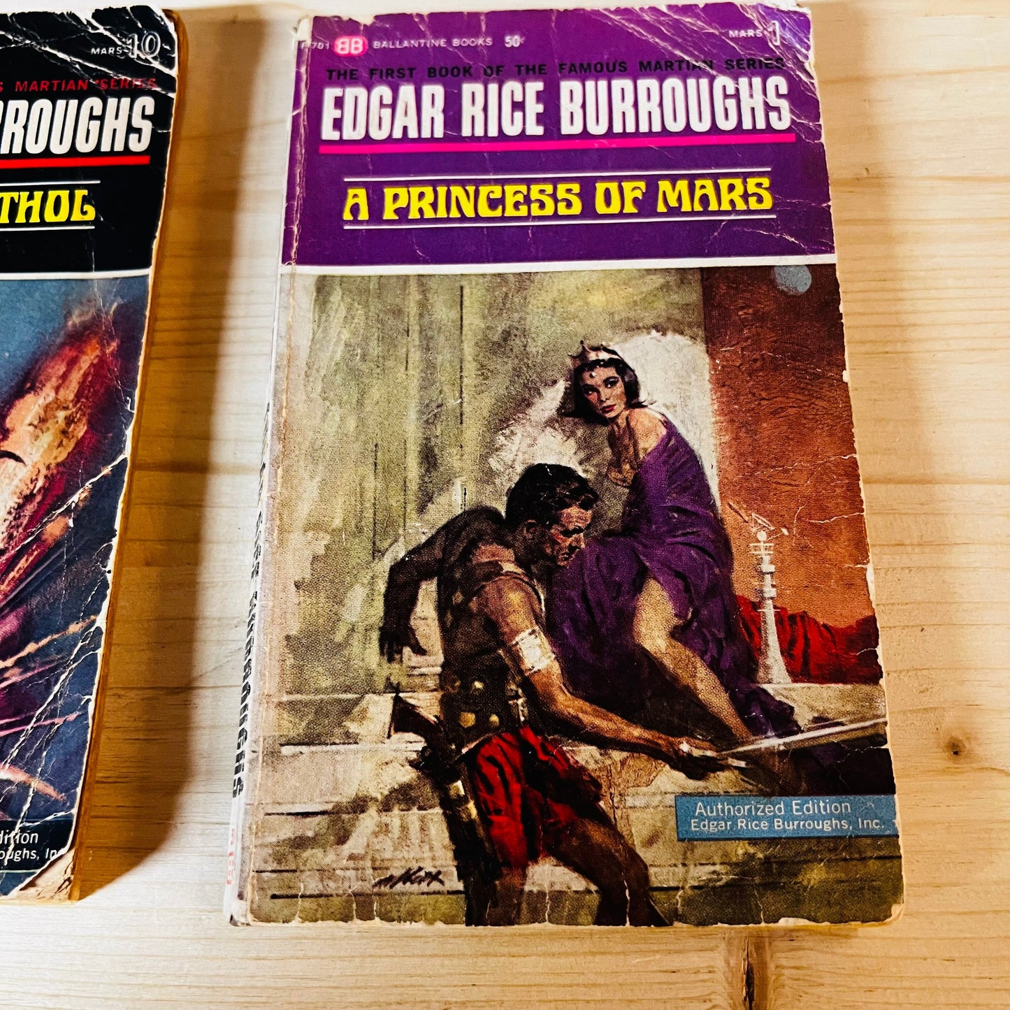 Edgar Rice Burroughs Paperback Books Lot of Two