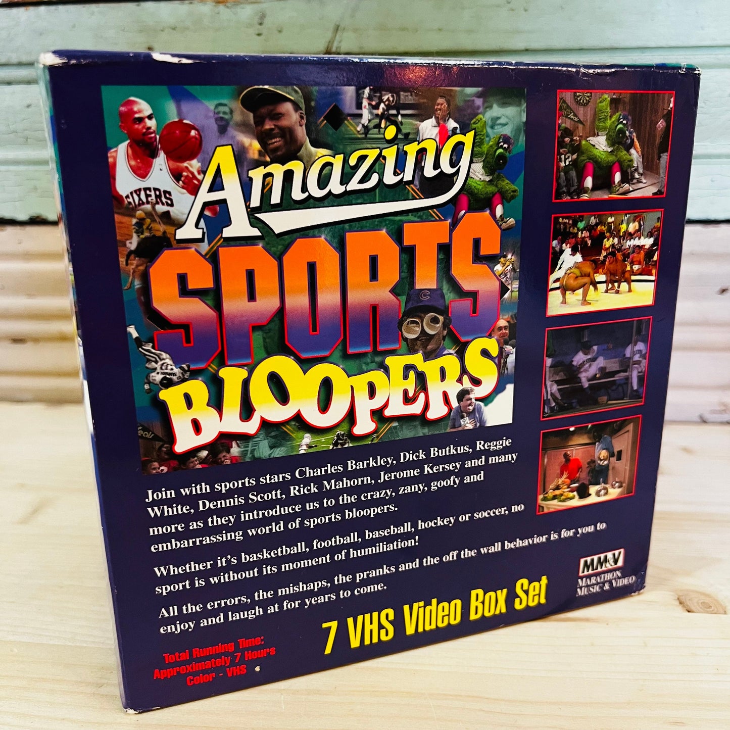 Amazing Sports Bloopers VHS Tape Box Set