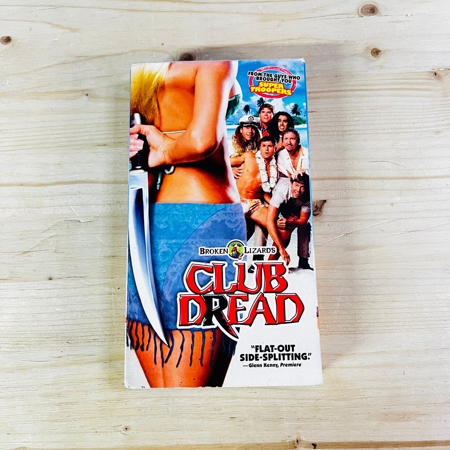 Club Dread VHS Tape